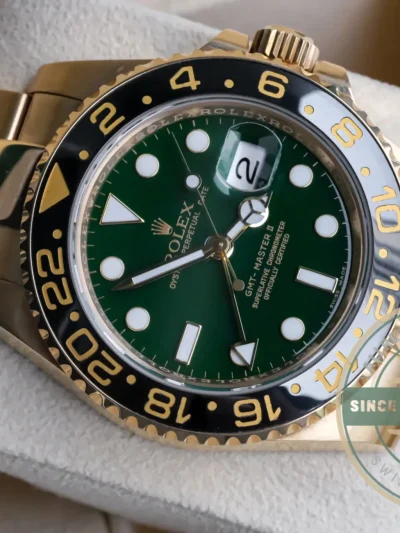 Replica Rolex GMT-Master II 40mm Dial Green 116718GSO - Best Quality Replica Watch
