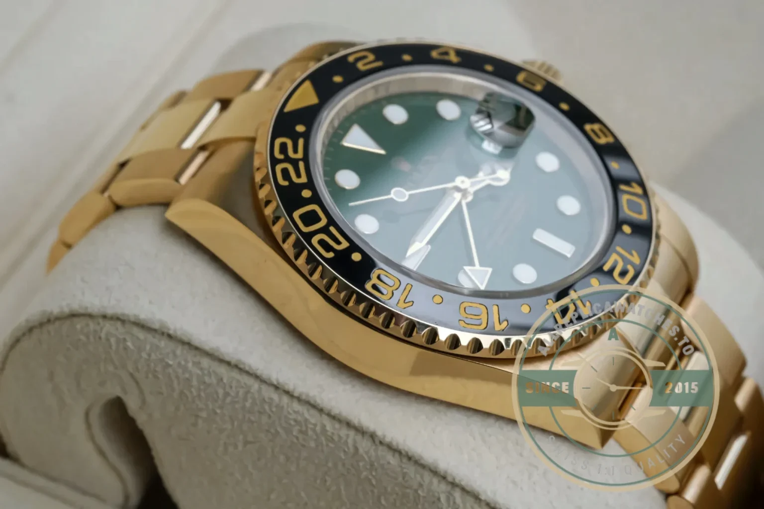 Replica Rolex GMT-Master II 40mm Dial Green 116718GSO - Affordable Super Clone Watch