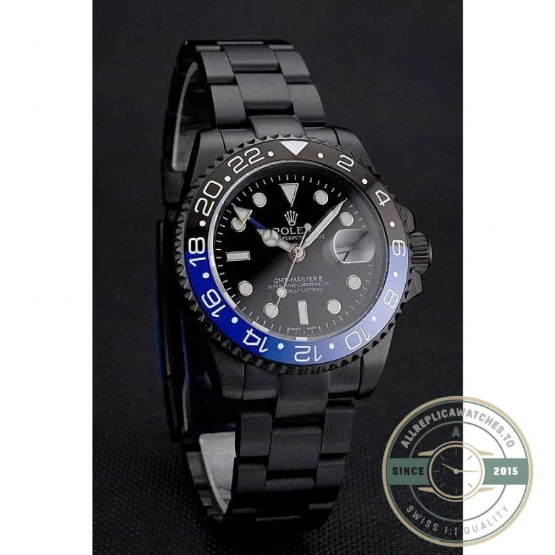 Replica Rolex GMT-Master II 41mm Black Dial PR18239 - Swiss Movement Replica Watch