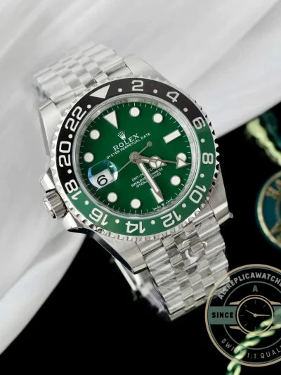 Replica Rolex GMT-Master II Jubilee “Absinthe” 40mm 126729VTNR - High-Grade Replica Watch