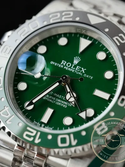 Replica Rolex GMT-Master II Jubilee “Absinthe” 40mm 126729VTNR - Best Quality Replica Watch