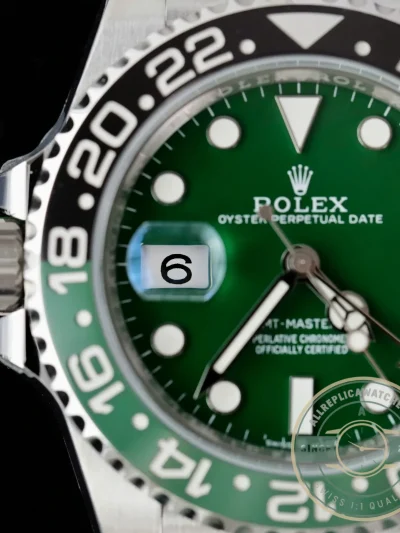 Replica Rolex GMT-Master II Jubilee “Absinthe” 40mm 126729VTNR - Affordable Luxury Replica Timepiece