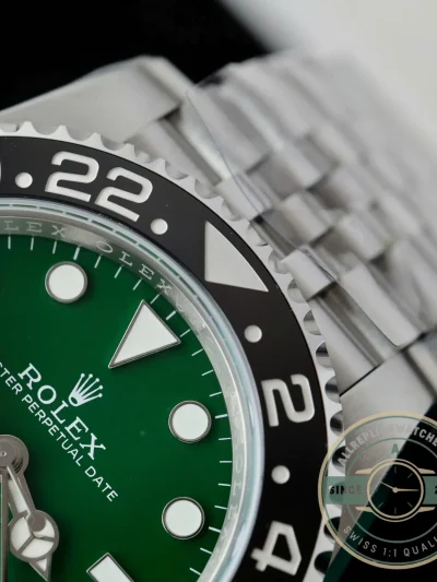 Replica Rolex GMT-Master II Jubilee “Absinthe” 40mm 126729VTNR - Factory Super Clone Watch