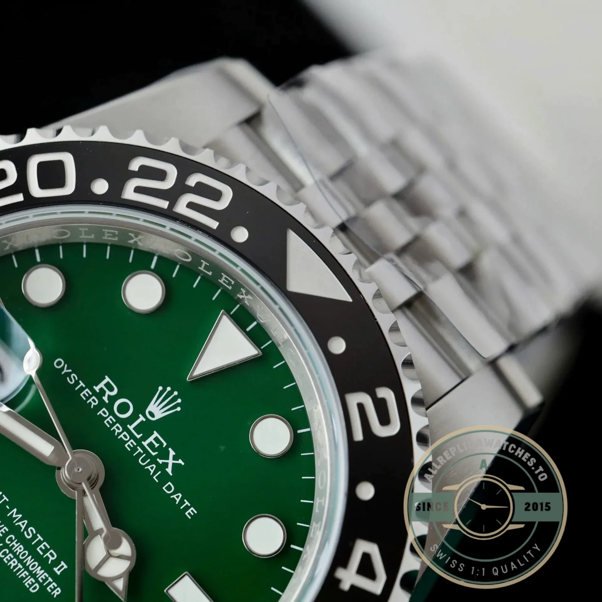 Replica Rolex GMT-Master II Jubilee “Absinthe” 40mm 126729VTNR - Factory Super Clone Watch