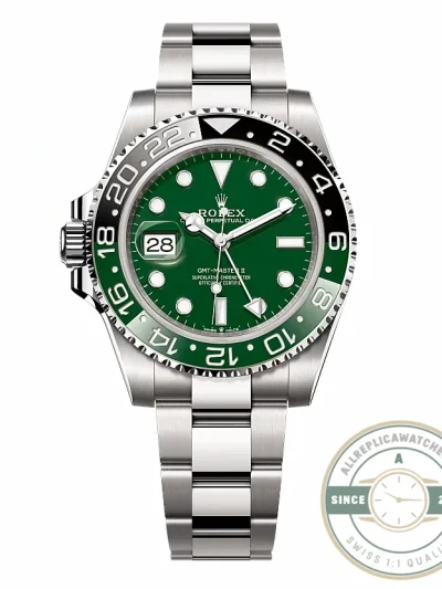 Replica Rolex GMT-Master II Oyster “Absinthe” 40mm 126729VTNR - Top-Tier Swiss Replica Watch