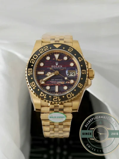 Replica Rolex GMT-Master II Tiger Iron Dial 40mm 126718GRNR - Premium Super Clone Watch