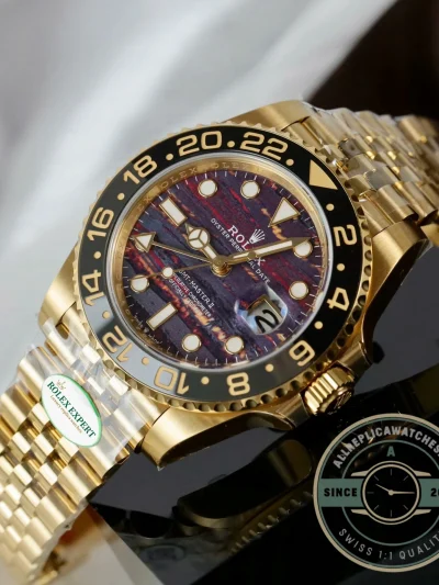 Replica Rolex GMT-Master II Tiger Iron Dial 40mm 126718GRNR - 1:1 Swiss Replica Watch