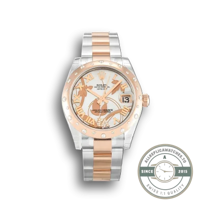 Replica Rolex Lady-Datejust 178341 31mm White Floral Dial - Swiss Movement Replica Watch