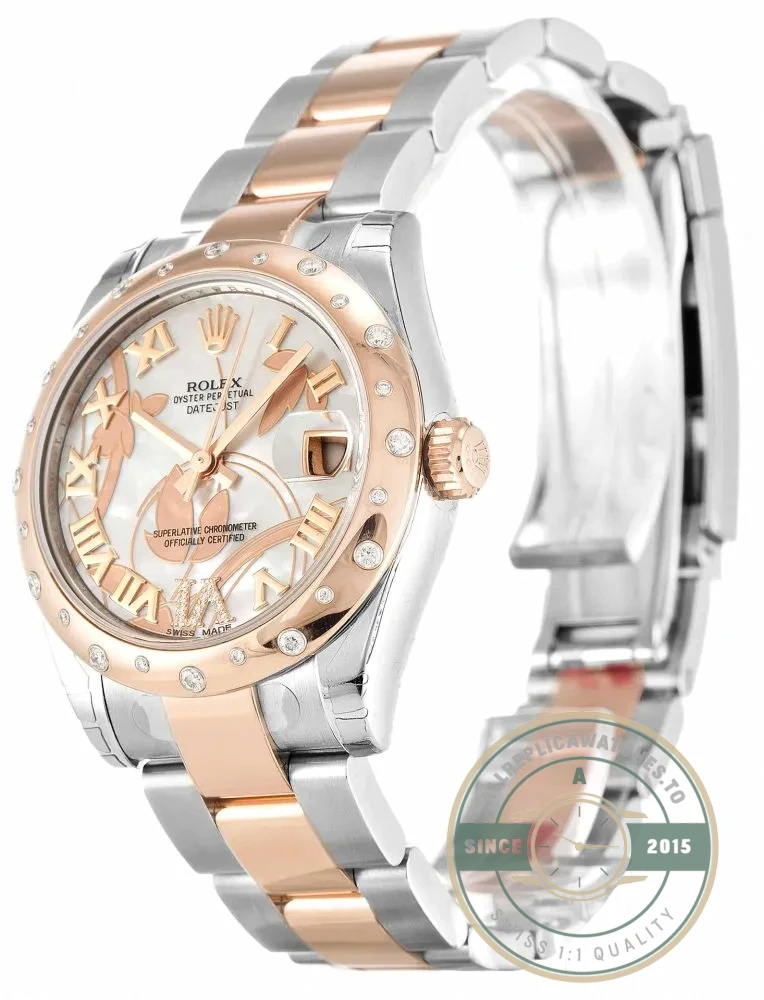 Replica Rolex Lady-Datejust 178341 31mm White Floral Dial - Top-Tier Swiss Replica Watch