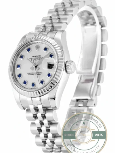 Replica Rolex Lady-Datejust 179174 26mm White Mother of Pearl Dial - Luxury Replica Watch