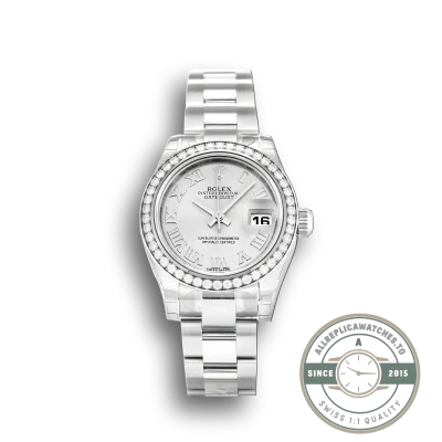 Replica Rolex Lady-Datejust 179384 26mm Silver Dial - Best Quality Replica Watch