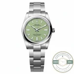 Replica Rolex Oyster Perpetual 277200 Pistachio Dial - Budget Luxury Replica Watch