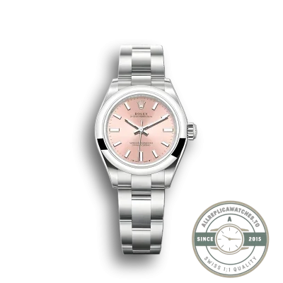Replica Rolex Oyster Perpetual Lady 28mm Dial Pink 276200 - Budget Luxury Replica Watch