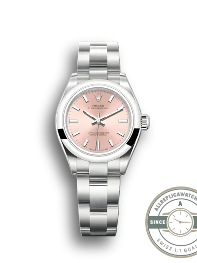 Replica Rolex Oyster Perpetual Lady 28mm Dial Pink 276200 - Budget Luxury Replica Watch