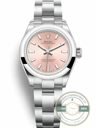 Replica Rolex Oyster Perpetual Lady 28mm Dial Pink 276200 - 1:1 Swiss Replica Watch
