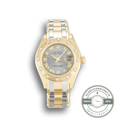Replica Rolex Pearlmaster 28mm Dial Rhodium 80318 - Affordable Luxury Replica Timepiece