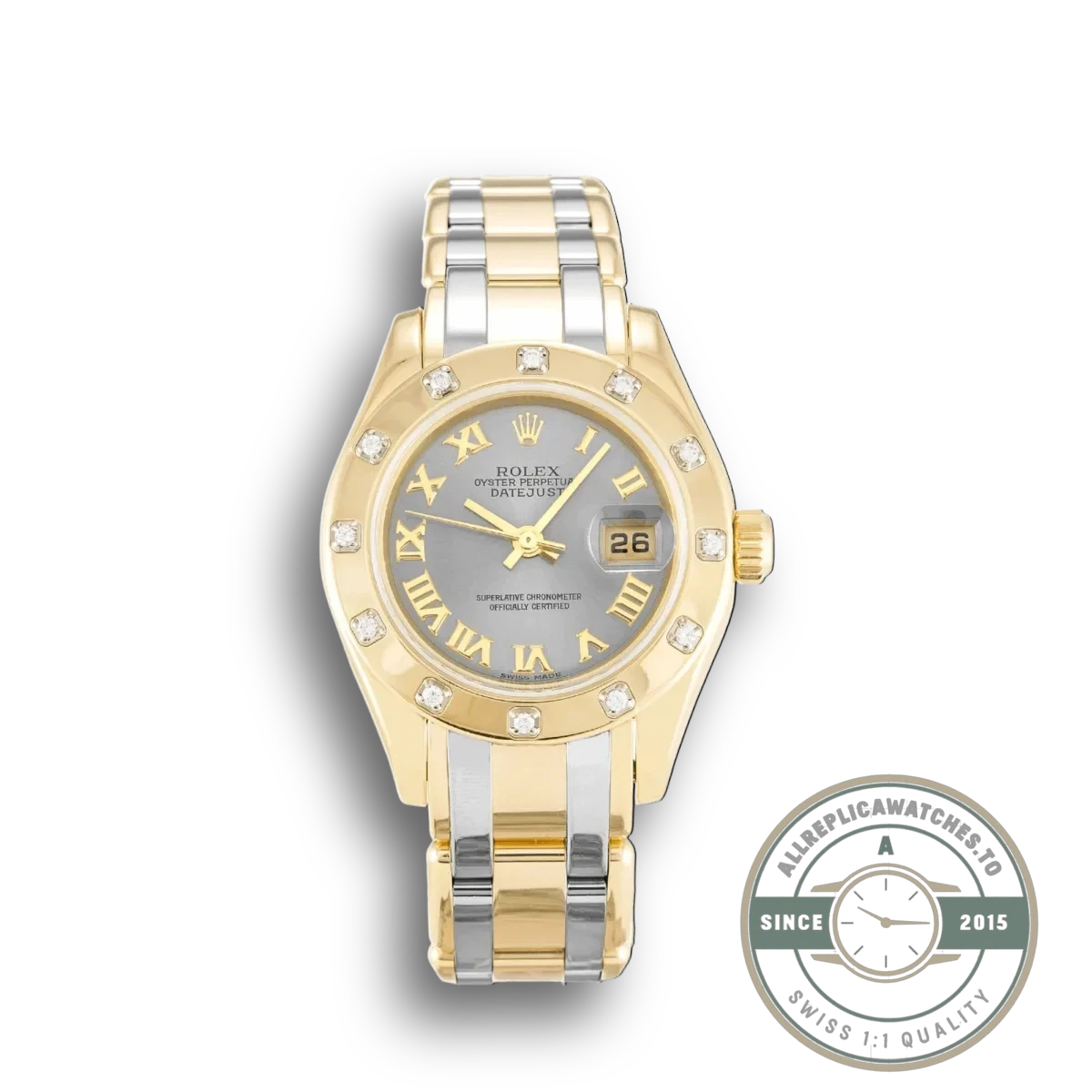 Replica Rolex Pearlmaster 28mm Dial Rhodium 80318 - Affordable Luxury Replica Timepiece