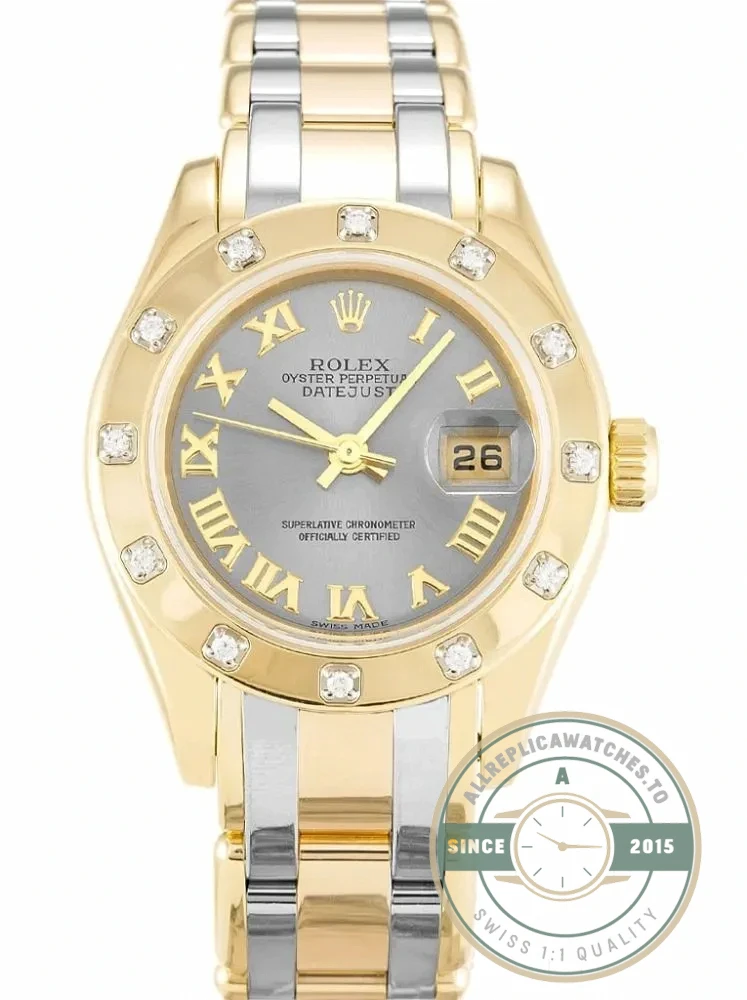 Replica Rolex Pearlmaster 28mm Dial Rhodium 80318 - Affordable Super Clone Watch