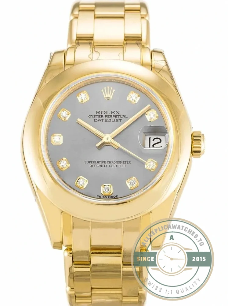 Replica Rolex Pearlmaster 31mm Dial Silver 81208 - Swiss-Made Clone Watch