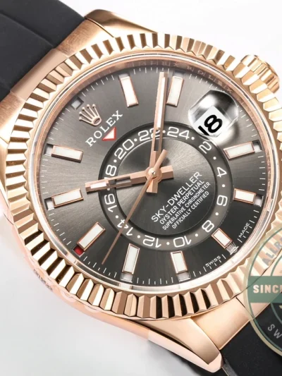 Replica Rolex Sky-Dweller 326235 42mm Black Dial - Affordable Luxury Replica Timepiece
