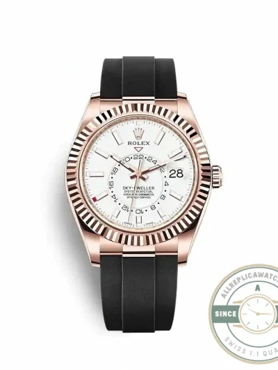 Replica Rolex Sky-Dweller 326235 42mm White Dial - 1:1 Swiss Replica Watch