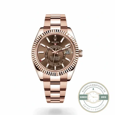 Replica Rolex Sky-Dweller 326935 42mm Chocolate Dial - Swiss-Made Clone Watch