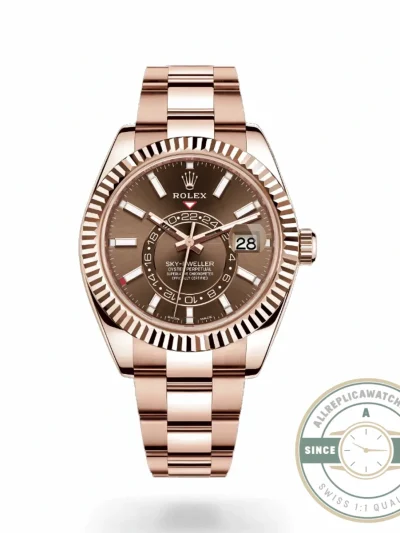 Replica Rolex Sky-Dweller 326935 42mm Chocolate Dial - Swiss-Made Clone Watch