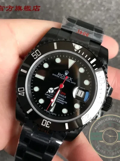 Replica Rolex Submariner BLAKEN 116610 v.9 Black Dial - Best Quality Replica Watch