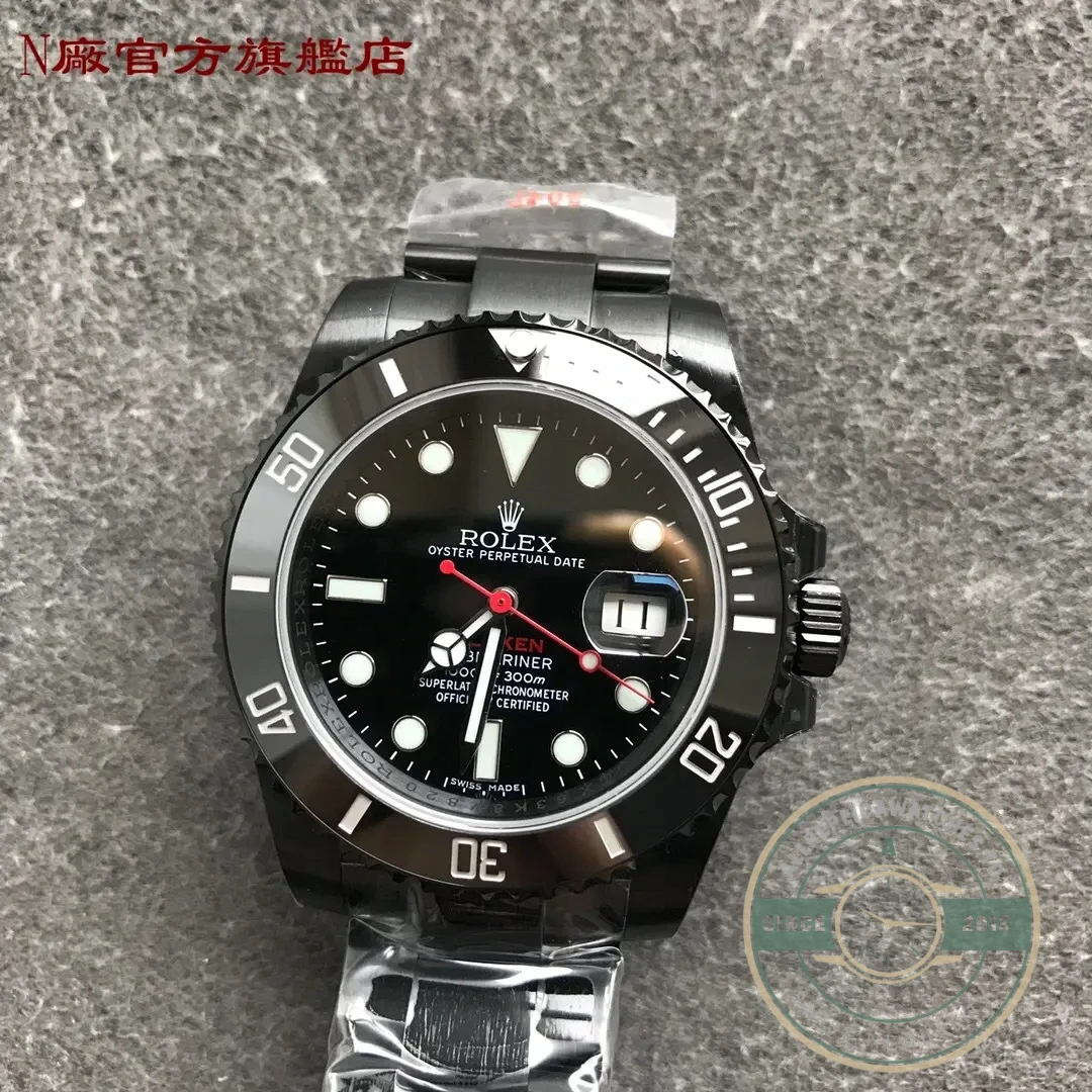 Replica Rolex Submariner BLAKEN 116610 v.9 Black Dial - Budget Luxury Replica Watch