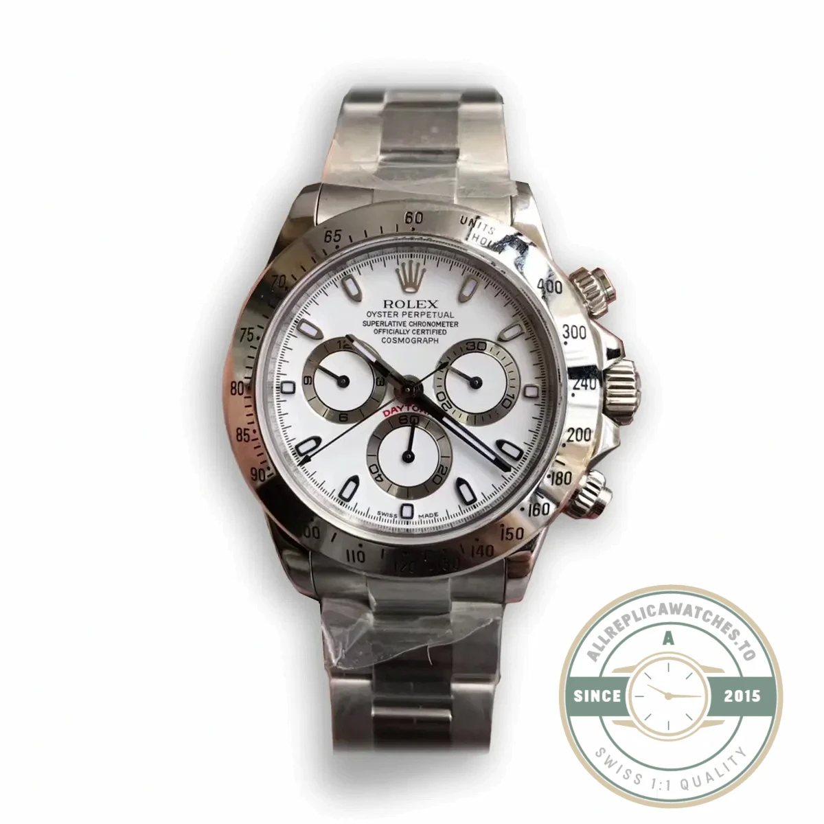 Replica Rolex Super Universe Chronograph Daytona 116500 Dial White - Factory Super Clone Watch