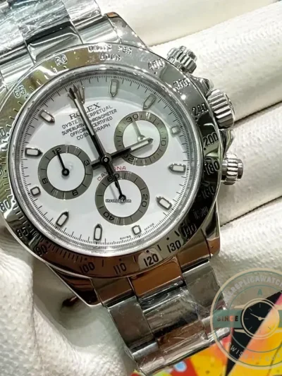 Replica Rolex Super Universe Chronograph Daytona 116500 Dial White - Budget Luxury Replica Watch
