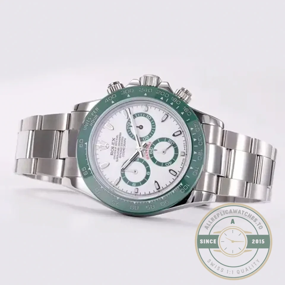 Replica Rolex Super Universe Chronograph Daytona 116500 Green Bezel - 1:1 Swiss Replica Watch
