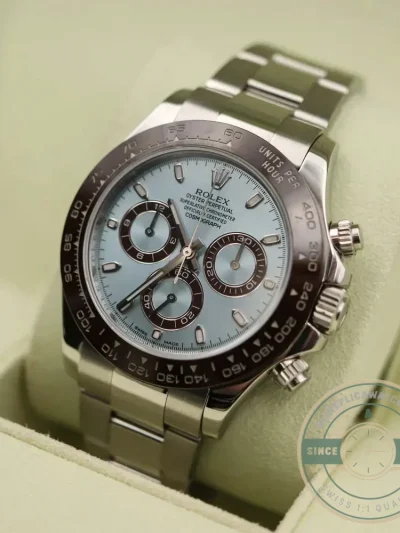 Replica Rolex Super Universe Chronograph Daytona 116506 Ice Blue Dial - Top-Tier Swiss Replica Watch