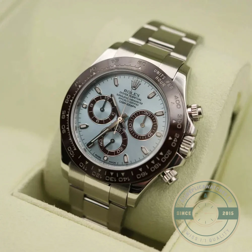 Replica Rolex Super Universe Chronograph Daytona 116506 Ice Blue Dial - Top-Tier Swiss Replica Watch