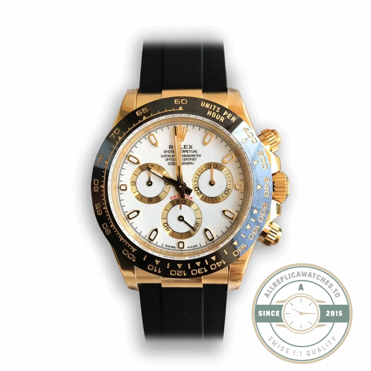 Replica Rolex Super Universe Chronograph Daytona 116515 Yellow Gold Plated - Best Quality Replica Watch