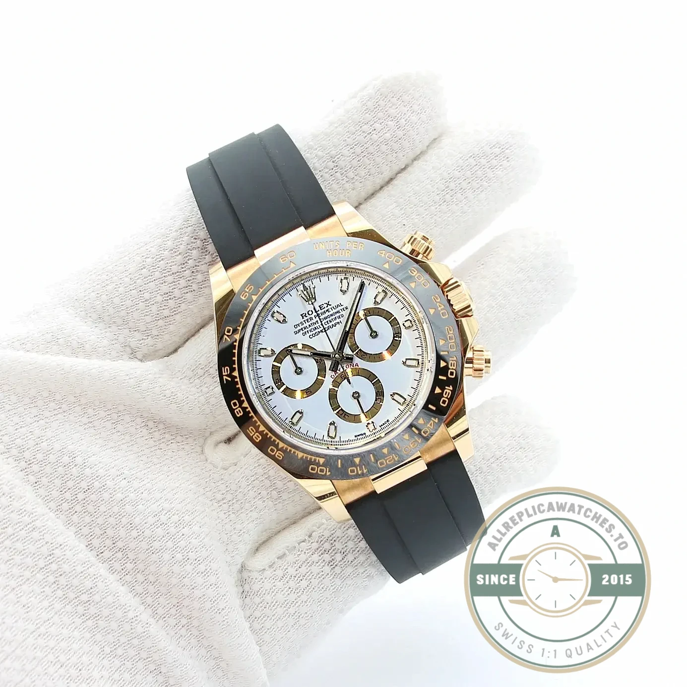 Replica Rolex Super Universe Chronograph Daytona 116515 Yellow Gold Plated - Top-Tier Swiss Replica Watch