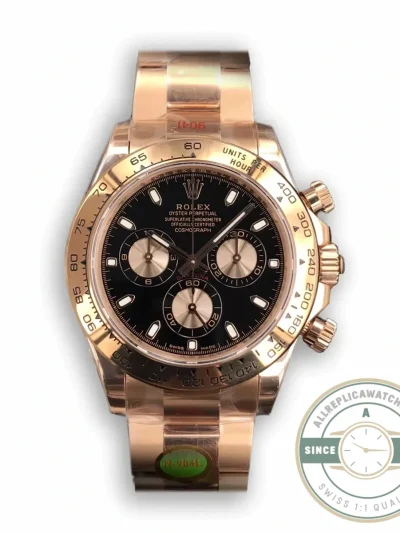 Replica Rolex Super Universe Chronograph Daytona m116505 Black Dial - Swiss-Made Clone Watch
