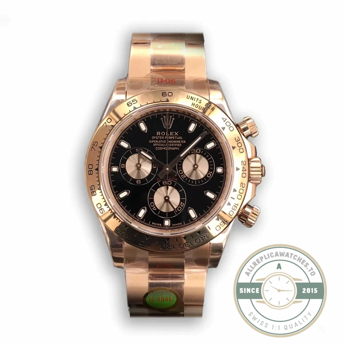 Replica Rolex Super Universe Chronograph Daytona m116505 Black Dial - Swiss-Made Clone Watch