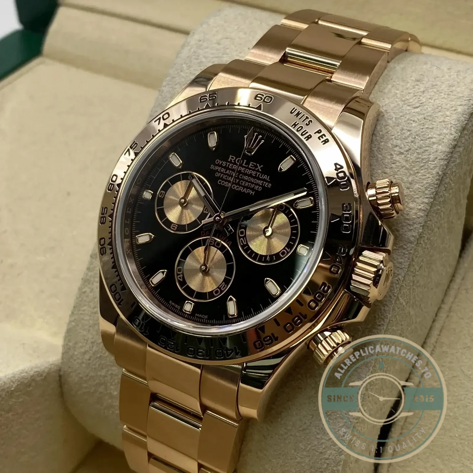 Replica Rolex Super Universe Chronograph Daytona m116505 Black Dial - Top-Tier Swiss Replica Watch