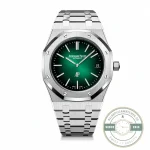 Superclone Audemars Piguet Royal Oak Smoked green, 39 mm Ref. 15202PT.OO.1240PT.01 - Affordable Super Clone Watch