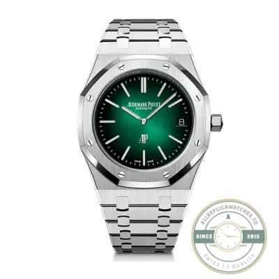 Superclone Audemars Piguet Royal Oak Smoked green, 39 mm Ref. 15202PT.OO.1240PT.01 - Affordable Super Clone Watch