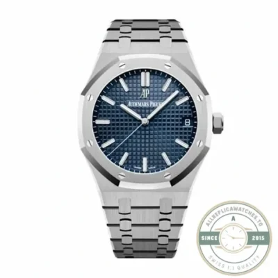Audemars Piguet Royal Oak 15500ST replica, blue dial – front view
