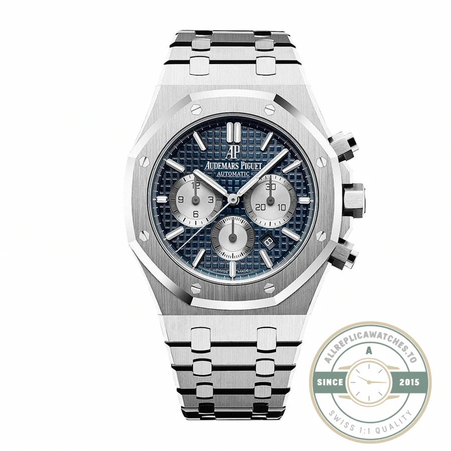 Replica Audemars Piguet Royal Oak Blue, 41 mm Ref. 26331ST.OO.1220ST.01 - High-Grade Replica Watch