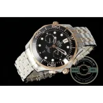 Sedna gold centre links running through the steel bracelet of this Diver 300M clone