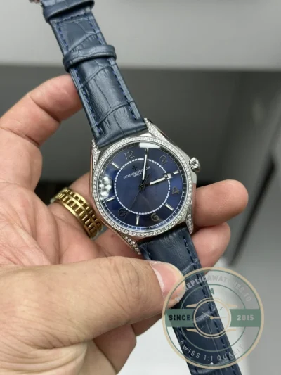 Replica Vacheron Constantin Fiftysix Series 4600E000A-B402 Blue Dial - Affordable Super Clone Watch