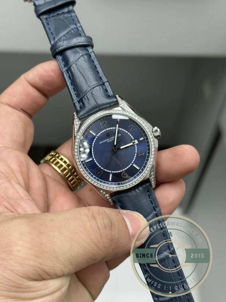 Replica Vacheron Constantin Fiftysix Series 4600E000A-B402 Blue Dial - Affordable Super Clone Watch