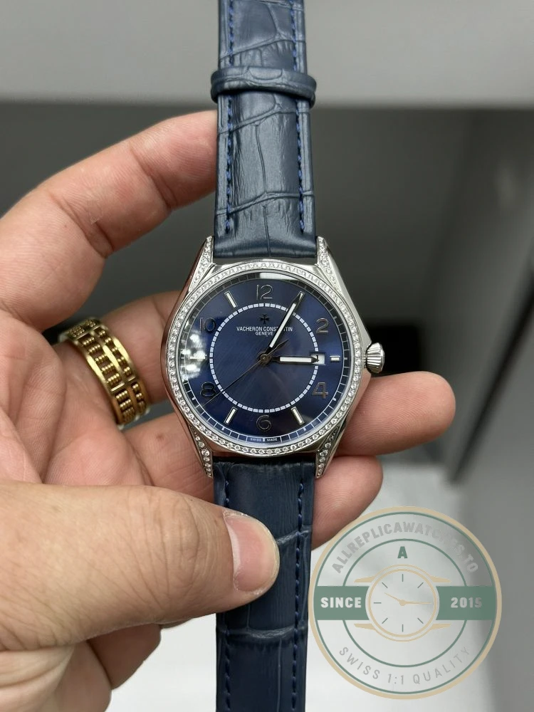 Replica Vacheron Constantin Fiftysix Series 4600E000A-B402 Blue Dial - 1:1 Swiss Replica Watch