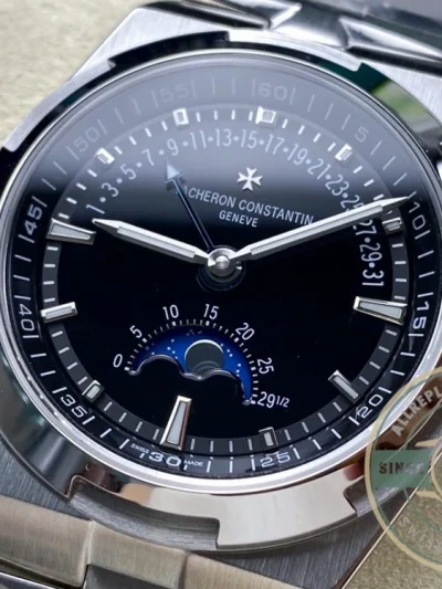 Replica Vacheron Constantin Overseas Series 4000V, 41mm Black Dial - Best Quality Replica Watch
