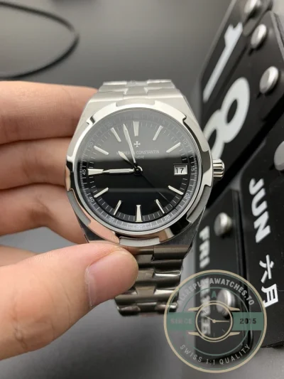 Replica Vacheron Constantin Overseas Series 4500V/210A-B483, 41mm Black Dial - Budget Luxury Replica Watch