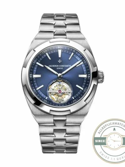 Replica Vacheron Constantin Overseas Series 6000V/210T-H032 Silver Strap - Swiss Movement Replica Watch